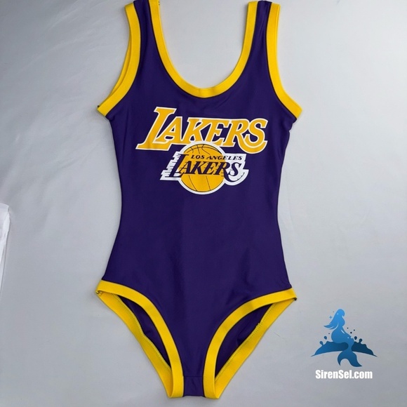 Ultra Game Tops - 1086 NWT Authentic Ultra Game NBA Licensed Los Angeles Lakers Bodysuit - Size XS